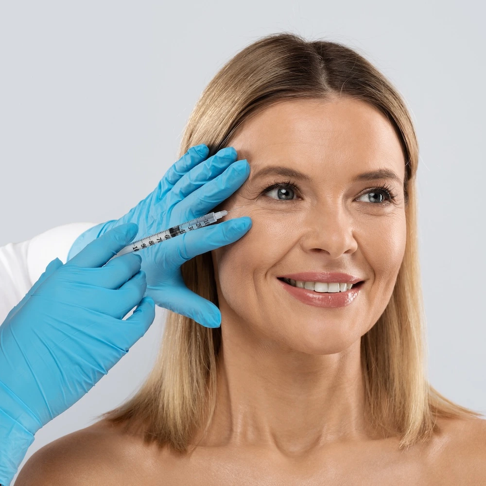 Crows feet treatment