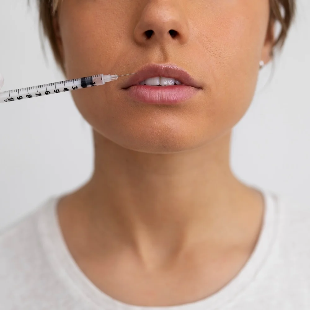 Lip flip treatment